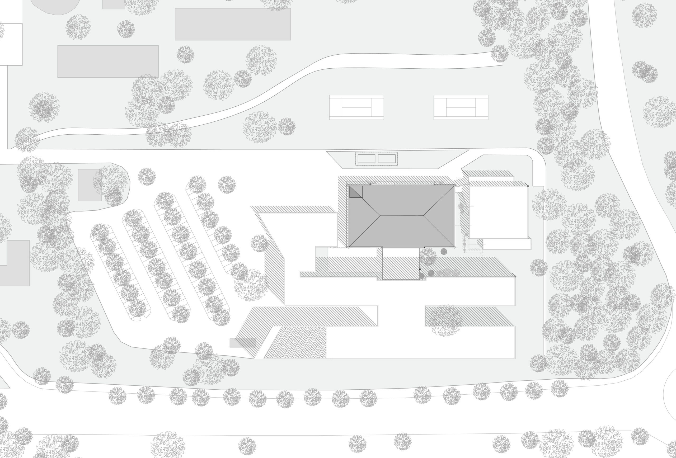 Plan de masse - Salle de convivialité - Auzeville